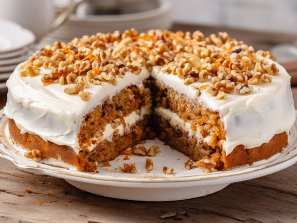 Carrot Cake  With Cream Cheese Icing