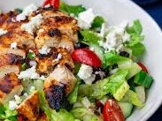 Greek Salad with Chicken.