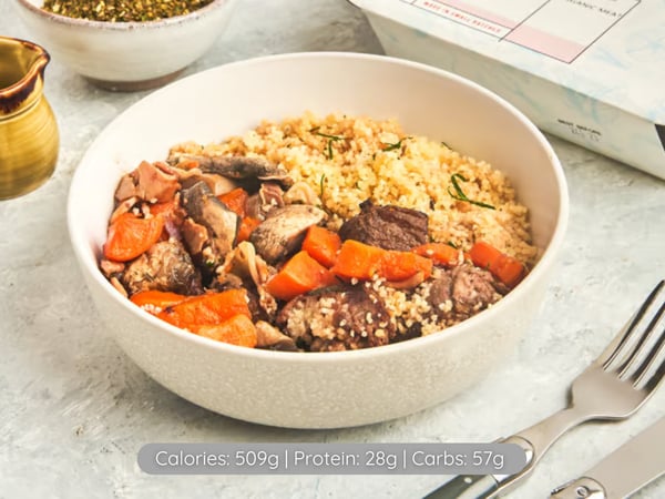 Braised Beef & Cous Cous - Frozen