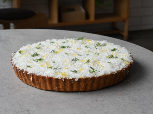 Pea and Feta Tart