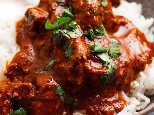 Beef Vindaloo & Rice