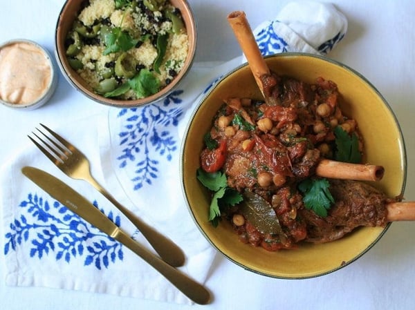 Moroccan Style Lamb Shanks