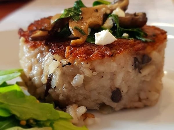 Mushroom Risotto Cakes