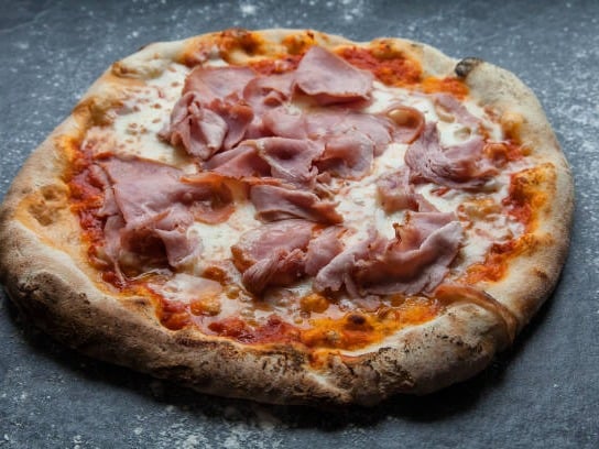 Ham and Cheese Pizza