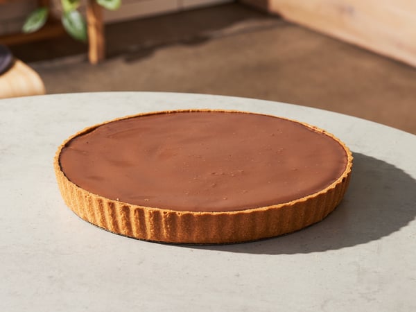 Chocolate Malt Tart