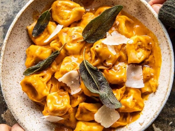 PUMPKIN + CHEESE TORTELLINI