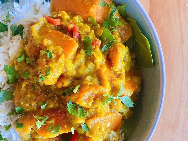 Sweet Potato & Lentil Dhal