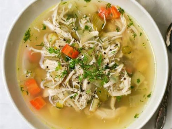 Chicken and vegetable soup