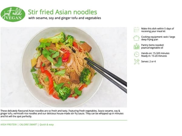 Stir fried Asian vermicelli rice noodles