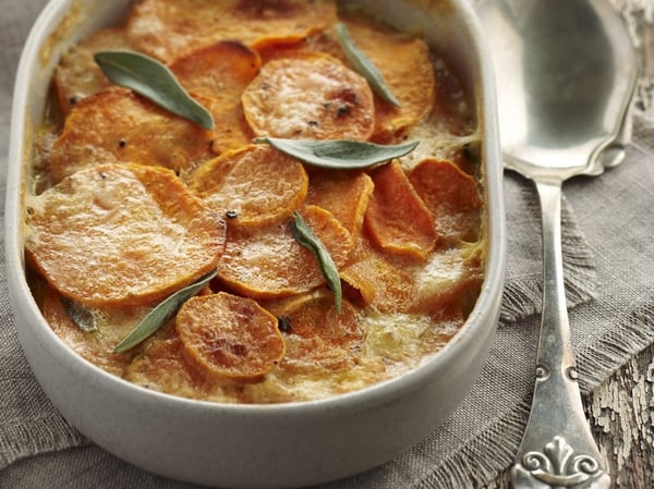 Sweet Potato & Sage Gratin