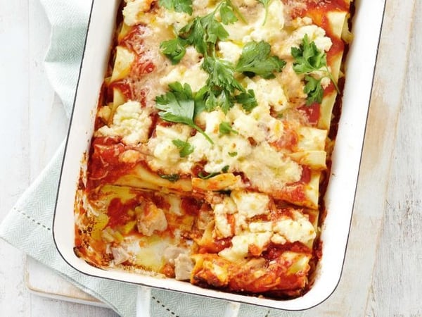 Chicken & Leek Cannelloni