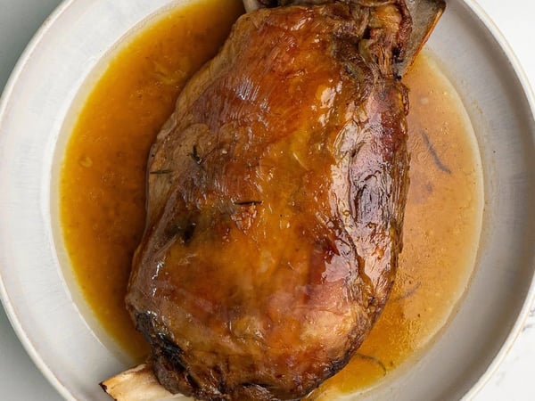 Large Slow Roasted Lamb Shoulder (1.4kg) with Celeriac Puree