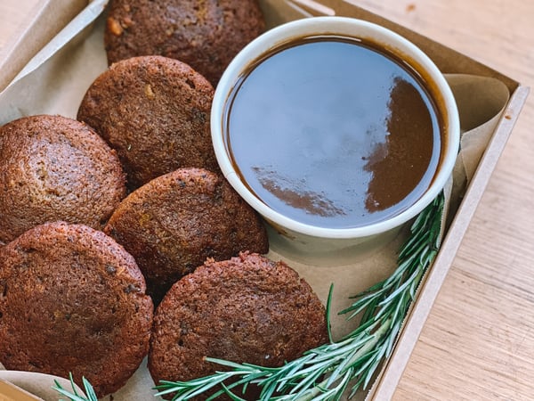 Healthier Sticky Date Puddings with Butterscotch Sauce