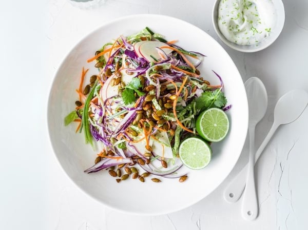 Crunchy Raw Veg Slaw