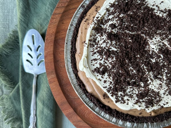 Chocolate Bavarian pie