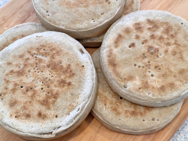 Crumpets - buckwheat