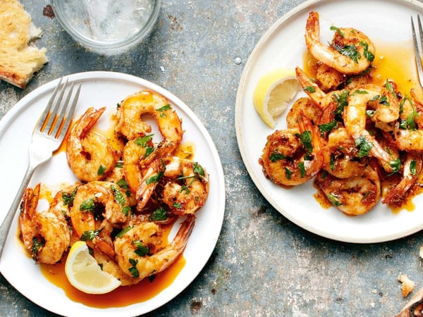 garlic prawns