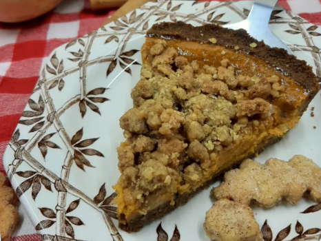 Butternut Streusel on Gingersnap Biscuit Base (GF)