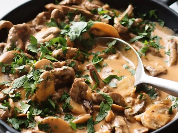 Beef Stroganoff