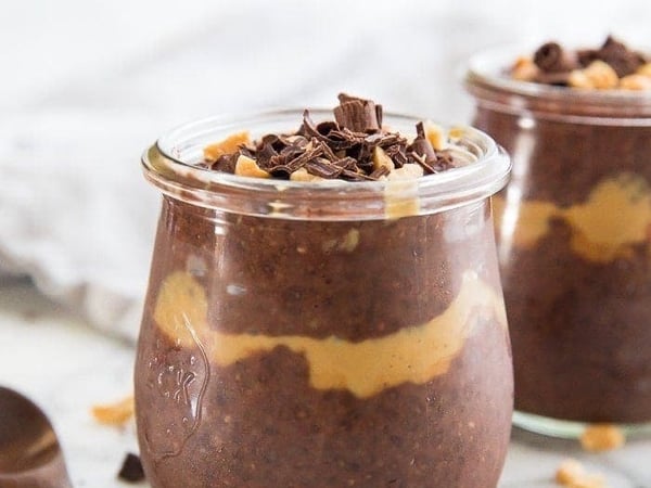 Cacao & Peanut Butter Chia pudding