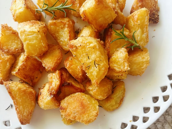 Crispy Potatoes Roasted in Wagyu Tallow with Rosemary and garlic