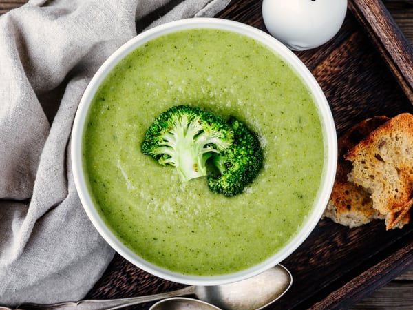 Broccoli & Leek Soup (V)