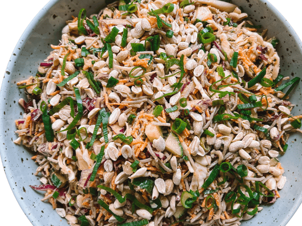 Chicken Satay Soba Noodle Salad-(Dairy Free)