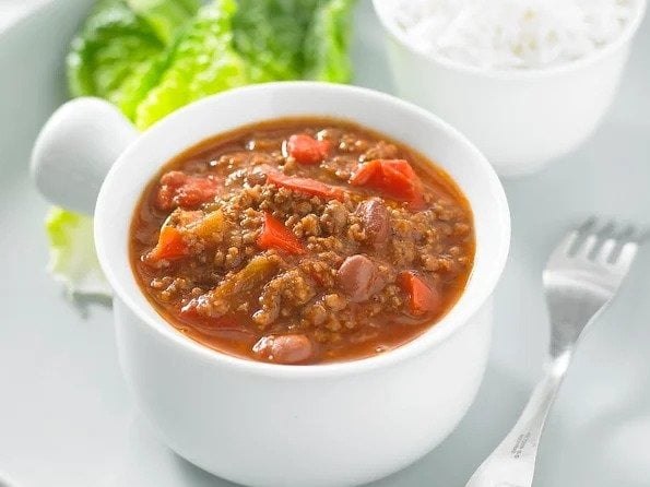 Chilli Con Carne with Rice