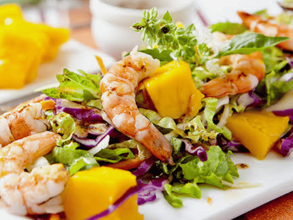 Grilled Prawn and Mango Salad