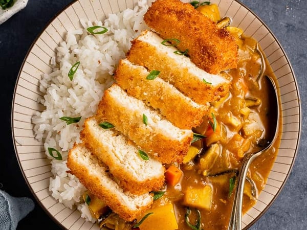 Japanese Katzu Tofu Curry