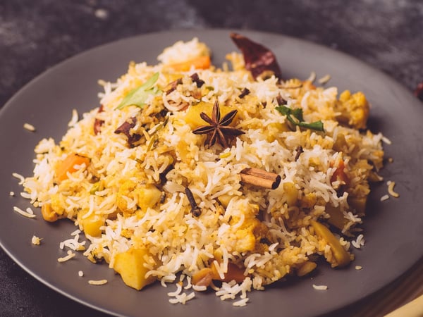 Dave's Biryani with Spiced Cauliflower & Pumpkin