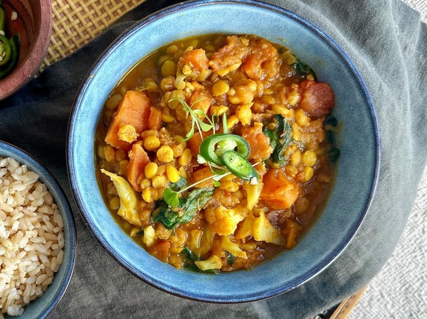 Roasted Vegetable Dahl - 2 - person FROZEN