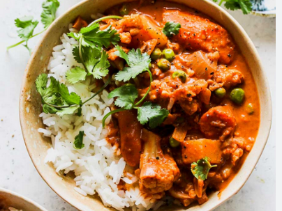 Veg Tikka Masala & Rice - single serve