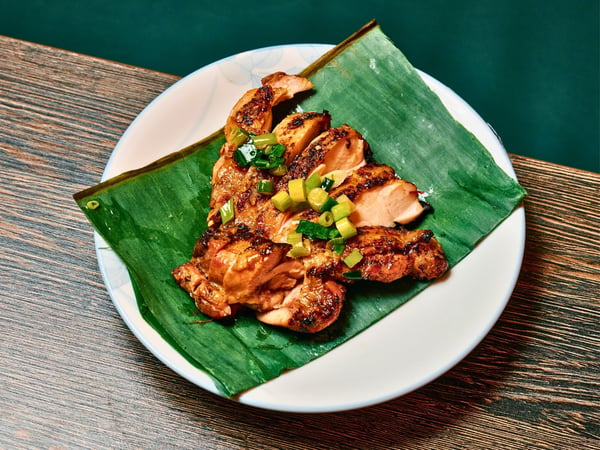 Char Grilled Chicken with Rice| Cơm Gà Nướng Than