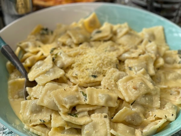 Chicken, Lemon and Thyme Ravioli