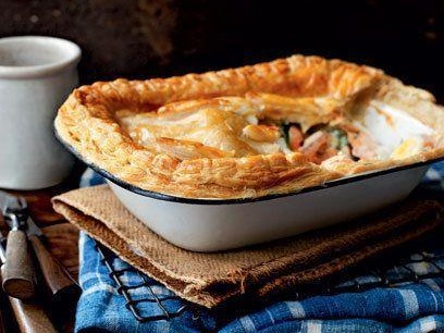 Puff Pastry Topped Fisherman's Pie