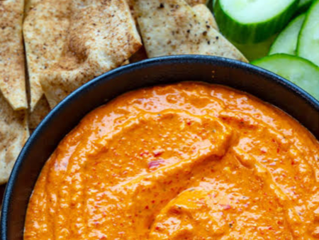 WHIPPED FETA & ROAST PEPPER DIP