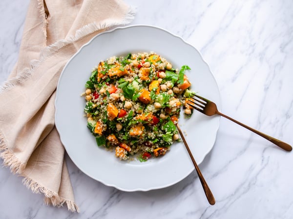 Roast Pumpkin Quinoa Salad