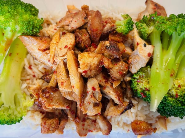 FROZEN: Sticky Asian Chicken with Rice