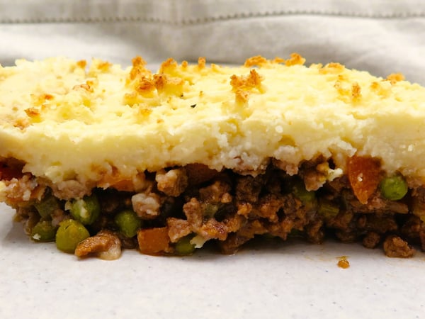 Cottage pie with plant-based mince