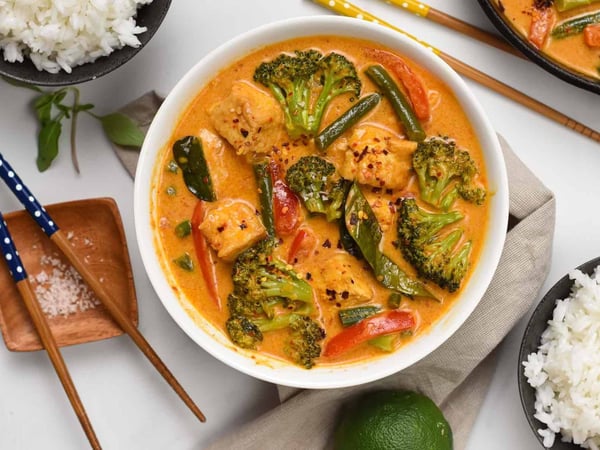 Thai Red Curry w/ Tofu & Vegetables