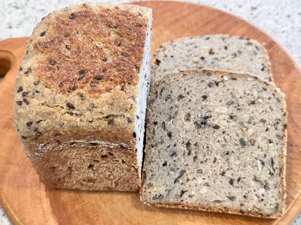 Seedy cube loaf