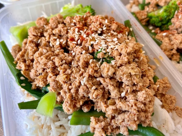 Lean - Korean Inspired Turkey Mince with Rice