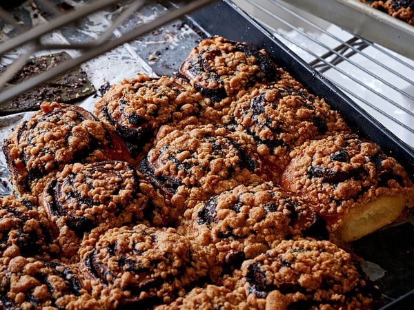 Chocolate Dairy Babka Buns (Pairs)