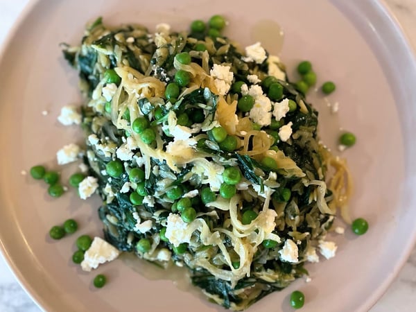 Orzo with Spinach & Feta