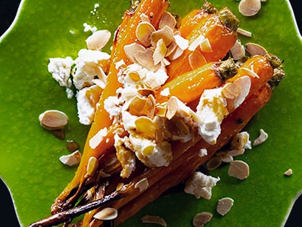 Roasted Carrots with Sherry Caramel