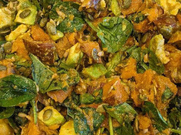 Sweet Potato & Avocado Salad | GF - DF - Vegan - Halal