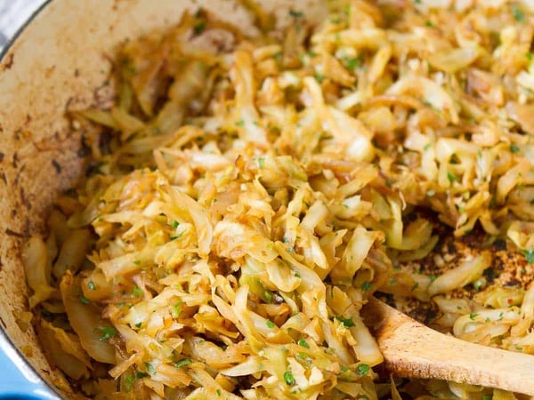 Braised Savoy Cabbage