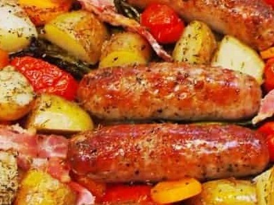 Sausage Traybake