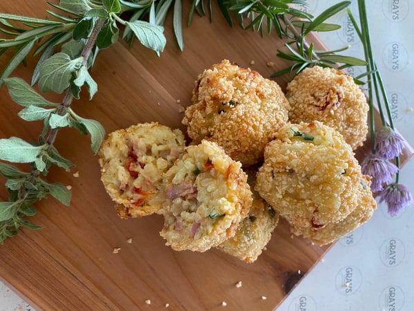 Semidried Tomato & Bacon Arancini